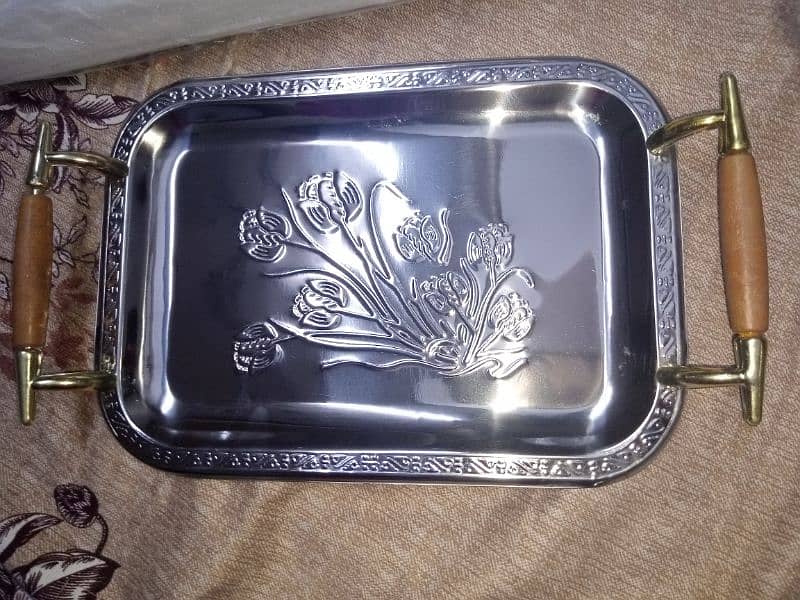 steel tray set 3