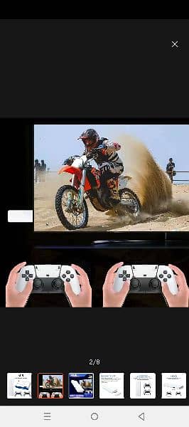 M15 4k Game Stick Console With 64gb Storage & Dual Wireless Controller 6