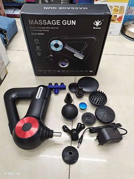 Wireless Massage Gun Deep Muscle Vibrating Fitness Massager Gun 1