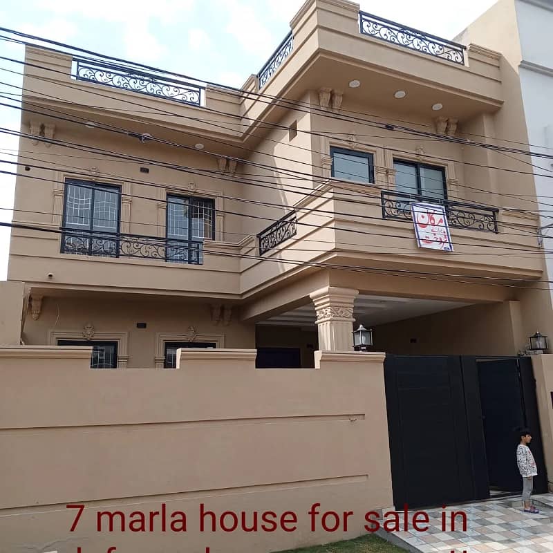 Double Storey House For Sale In Defance Homes Colony 15