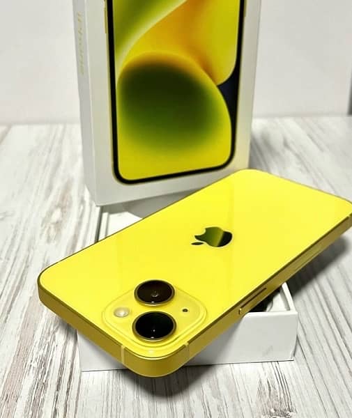 iphone 14 with box yellow 0