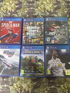 A BUNDLE OF SIX PLAYSTATION 4 GAMES