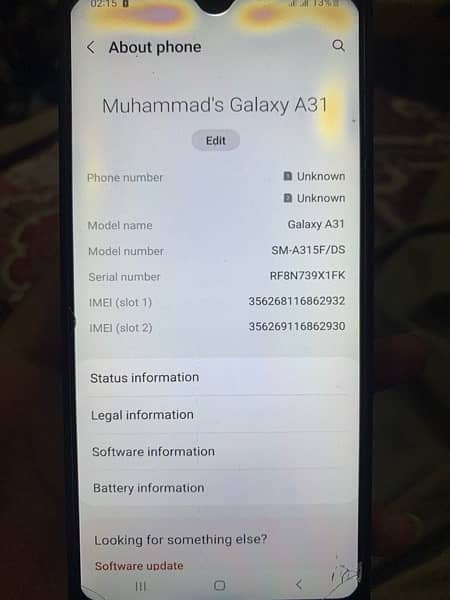 Samsung A31 With Box 4