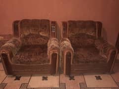 Pure wood sofa set