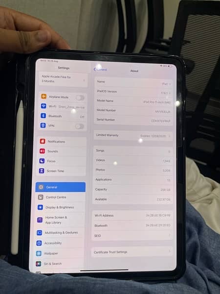 Ipad Pro 2024 - m4 chip (8gb & 256 gb ) 1