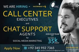 Call Center Agents Chat Support Executives Job Part Time Nazimabad