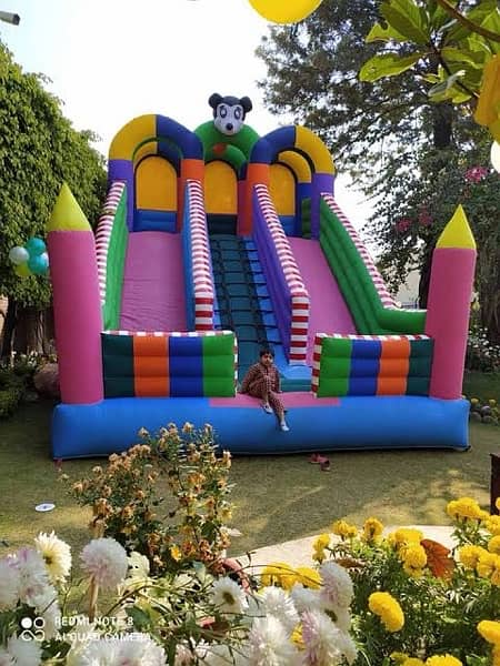 jumping castle slide har qisam ki ha amre pas Watsap 03002411310 9