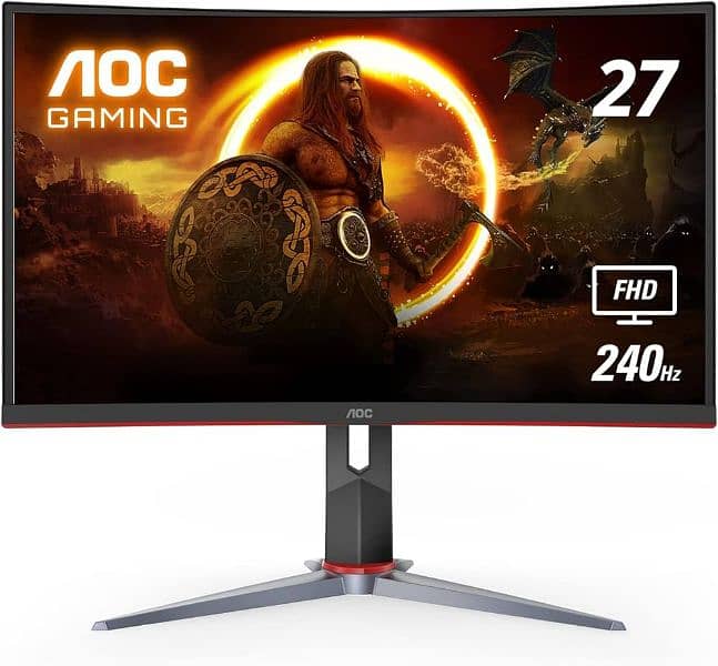 AOC C32G2ZE - 240Hz 1080p FHD VA 32" Curved Gaming Monitor 0