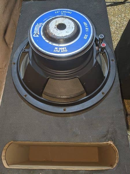 DYNAMIC IMPORTED 12" WOOFER {SPEAKER SOUND SYSTEM AMPLIFIER} 4