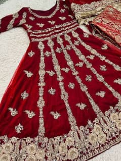 Red bridal Dress