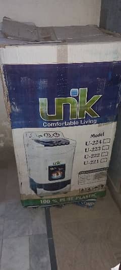 brand new washing machine