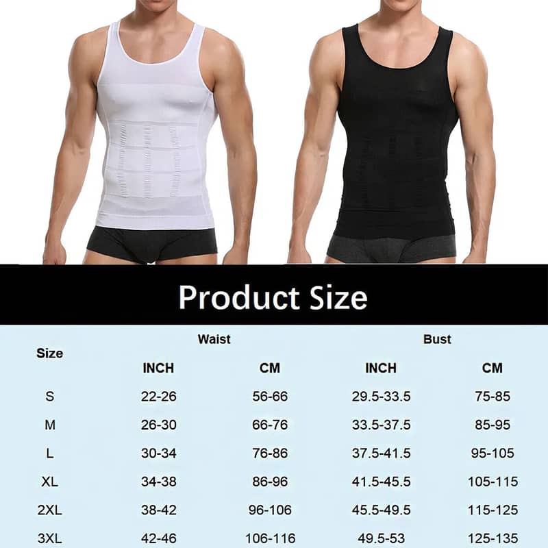 Slim N Lift Slimming Tummy Tucker Body Shaper Vest for Men 3