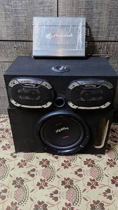 ORIGINAL SONY 12" WOOFER 4 CH AMPLIFIER PIONEER SPEAKER SOUND SYSTEM