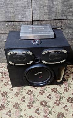 ORIGINAL SONY 12" WOOFER 4 CH AMPLIFIER PIONEER SPEAKER SOUND SYSTEM