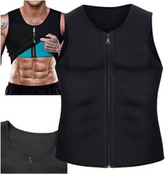 Men's Neoprene Sauna Sweat Vest Body Shaper Sport Slimming Compressio