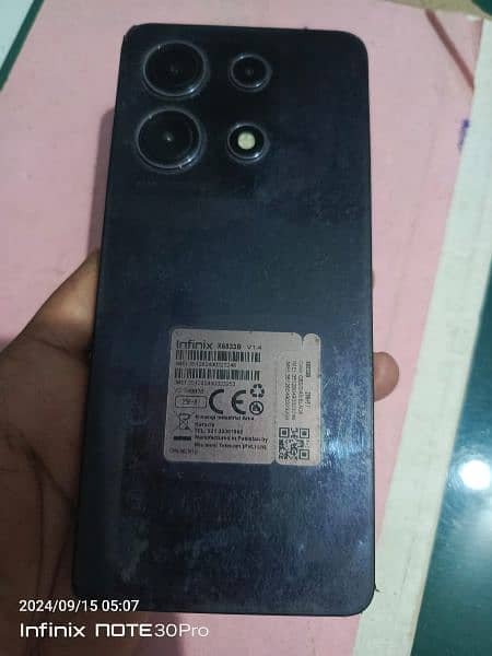 Infinix note 30  All condition ok  box charger my wtzpp 03039671779 1