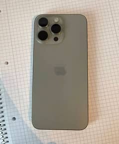 iPhone 15 Pro Max natural titanium