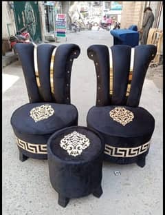 Cofee Chairs With Center Table Excelent Quality Guaranted Material#