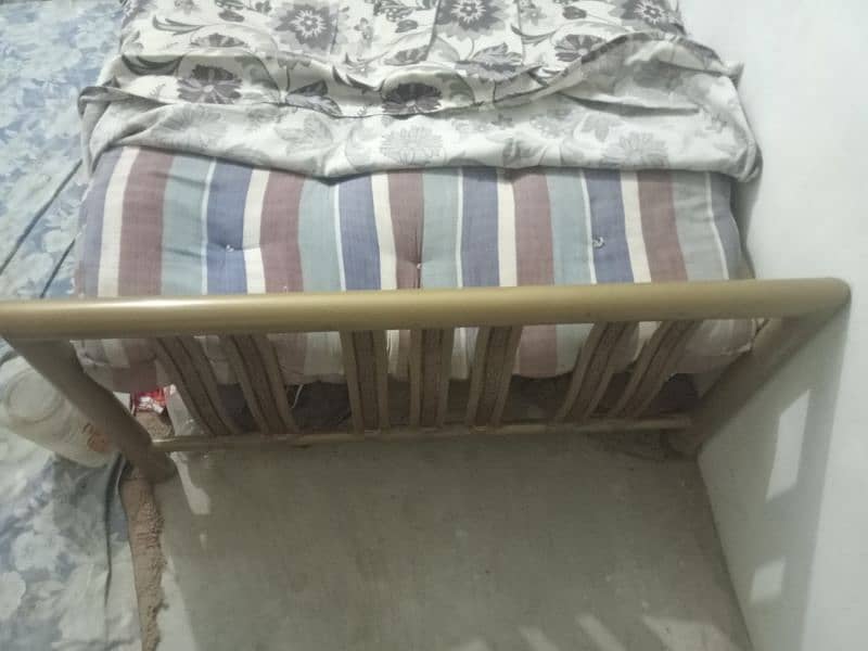 Steel iron bed, sofa single 3