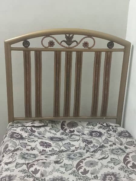 Steel iron bed, sofa single 0