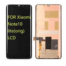 Mi Note 10 Lite Panal Lcd for sale all orignal i need board