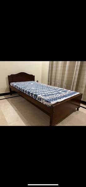 Sheesham Single Bed (Mattress Included] 24000 per bed 1