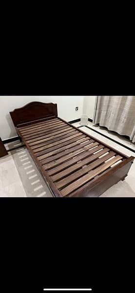 Sheesham Single Bed (Mattress Included] 24000 per bed 2