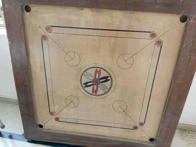 full size wooden carrom board 0