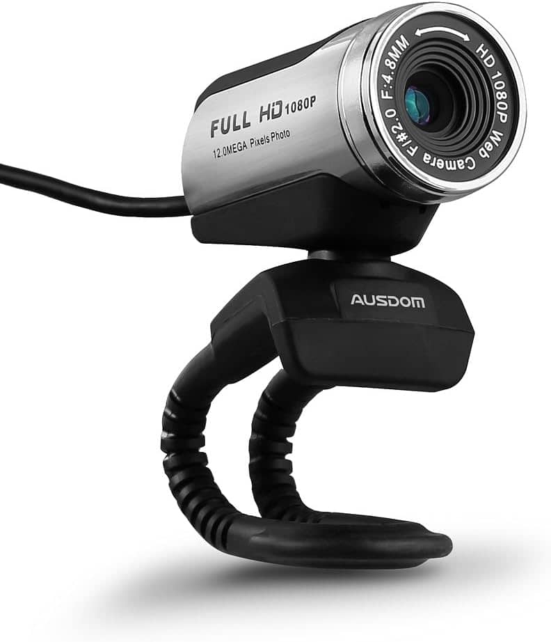 Aigoss Webcam with Microphone & Privacy Cover, 1080P Full HD Web Cam 8