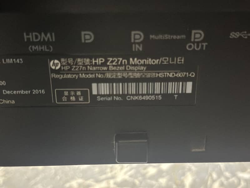 hp Z27n lcd 2k 27 inc 3