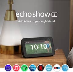 Amazon Echo Show 5 with Alexa like Echo Dot with 2MP Camera