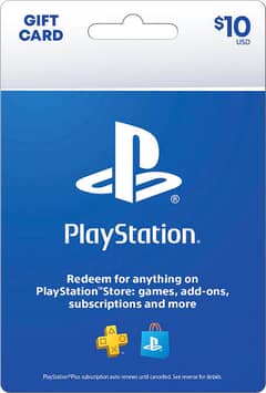 10 USD PSN gift card (PS4 & PS5 Card)