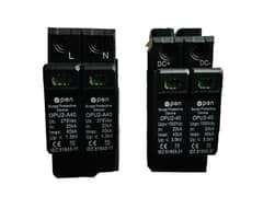 DC/AC SPDs 2P, DC Fuses, AC Breakers 1P available for Solar Systems