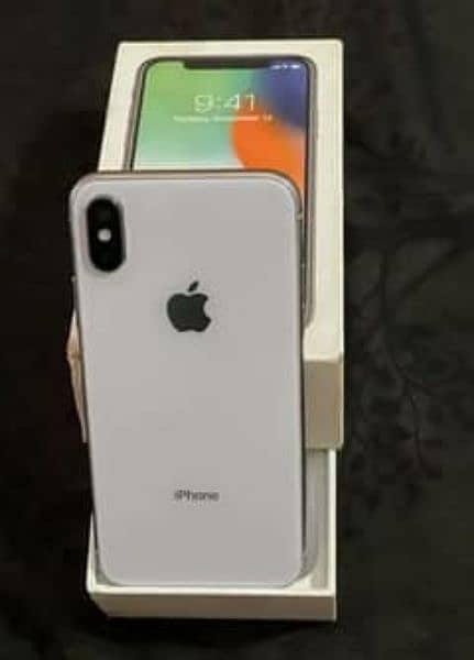 iphone x 256Gb pta approved with box and charger 1