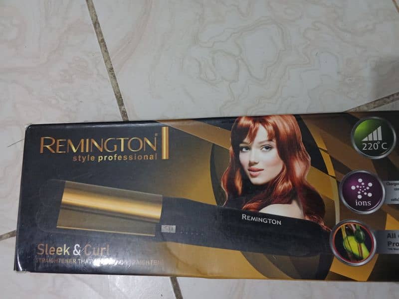 REMINGTON HAIR STRAIGHTENER 2IN1 1