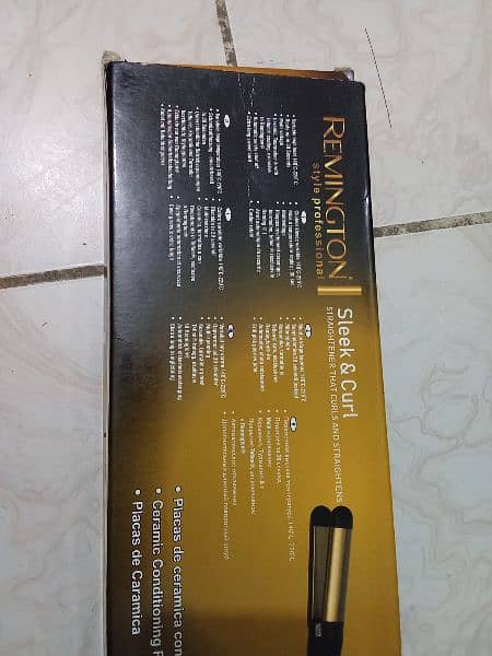 REMINGTON HAIR STRAIGHTENER 2IN1 2