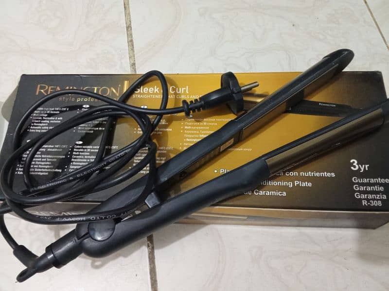 REMINGTON HAIR STRAIGHTENER 2IN1 3