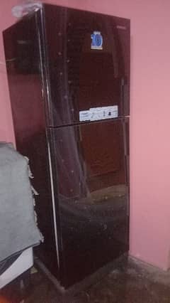 waves glass door black shine. with warranty