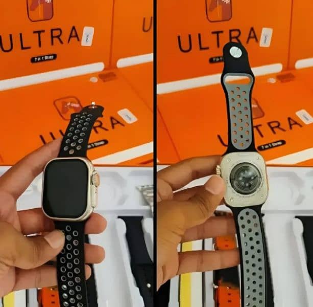 Ultra Smart Watch + 7 Straps in Cheapest Rate Ever. 4