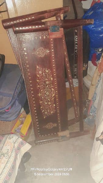 !. SINGLE BED PURE WOODEN BED FOR SALE . ! 6