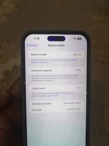 Non PTA iphone 15 pro max - 256GB Natural Titanium 1