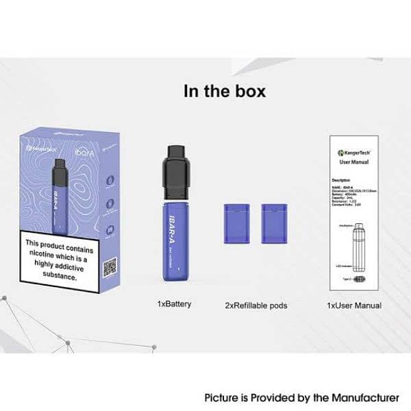 vape and pod / I BAR-A /p8 vape/dr 160 / with free flavor 5