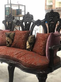 solid sheesham antique sofa