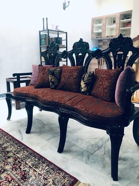 solid sheesham antique sofa 6