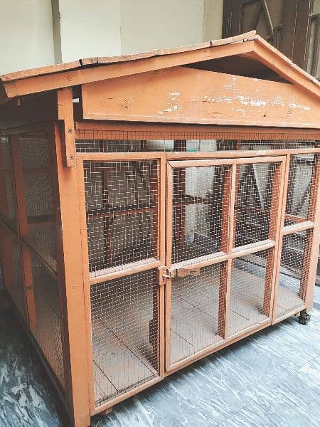 hen cages 4*4*4 in very good condition 5