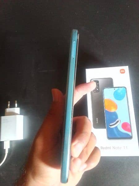 redmi note 11  with box and original charger 1