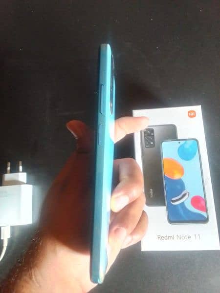 redmi note 11  with box and original charger 2