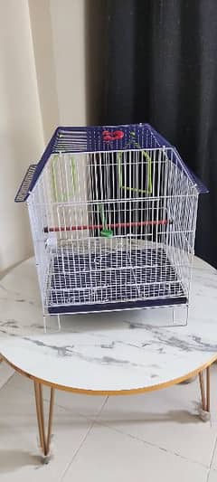 bird cage almost new condition size 12X15X17