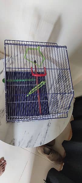 bird cage almost new condition size 12X15X17 1