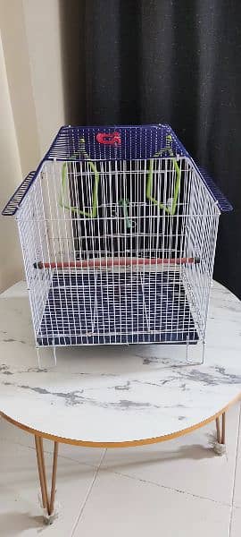 bird cage almost new condition size 12X15X17 3